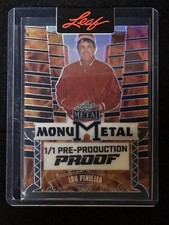 2024 Leaf Metal Reds Yankees Lou Piniella - SSP Orange Fire Prizm Proof #d 1/1