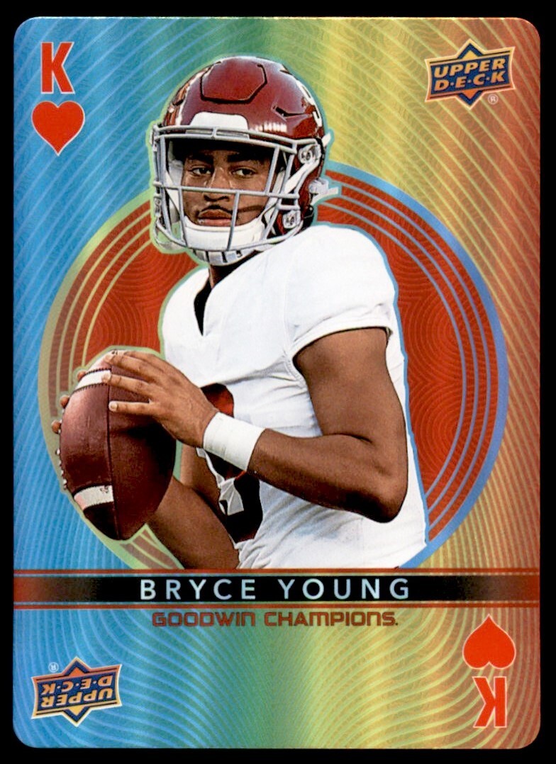 Bryce Young 2022 Upper Deck Goodwin Champions Playing Cards #K Football