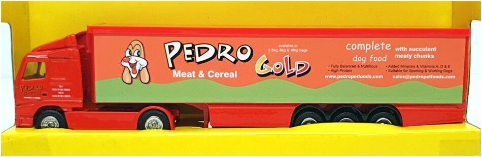 Corgi 1/64 Scale Diecast TY86715 - Volvo Curtainside Trailer Truck - Pedro - Image 3 of 4