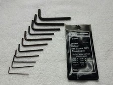 SEARS CRAFTSMAN 11 PIECE HOLLOW SET SCREW KEY ASSORTMENT 946693 MADE IN USA