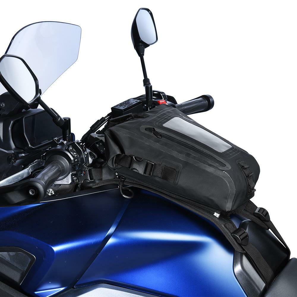 Oxford Aqua S8 Black Waterproof Motorcycle Motorbike Tank Bag Roll Pack 8L