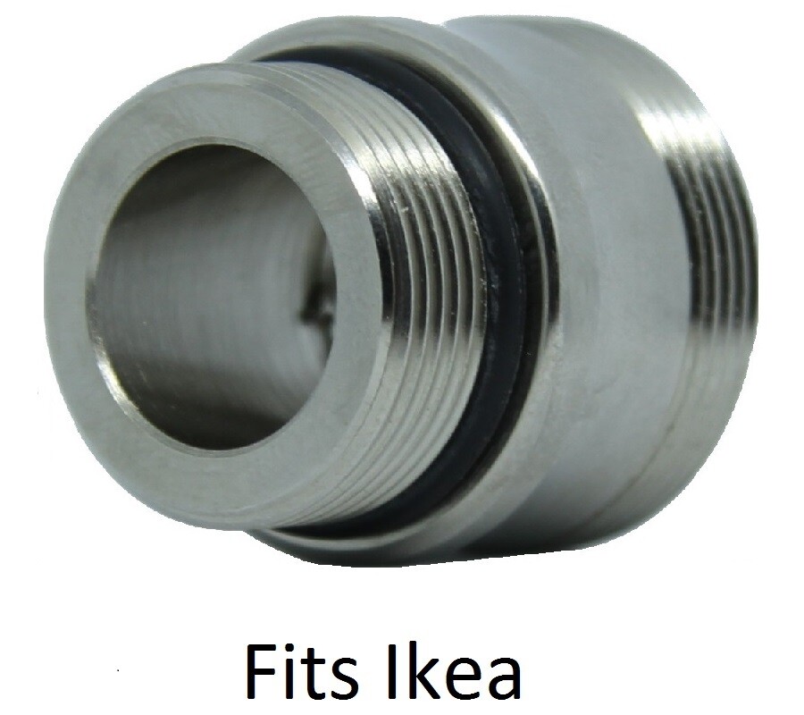 Tap Faucet Aerator Adapter M18.5 to 22. Fits also IKEA* taps and