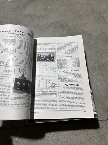 PEŁNY ZESTAW 1937 - Vintage QST Amatorski magazyn radiowy Pełny rok Partia 12 - Zdjęcie 5 z 5