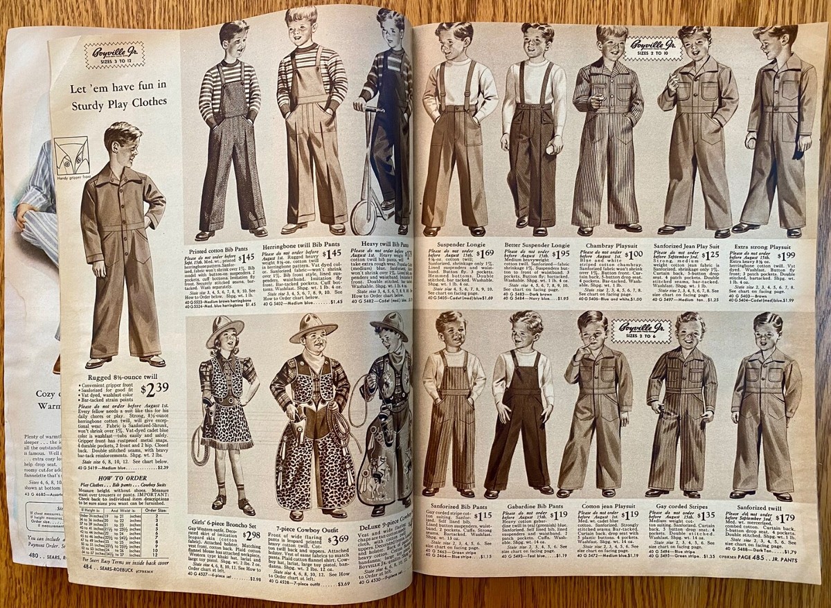 Vintage 1946-1947 Sears Roebuck & Co. Fall-Winter Catalog No