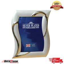 Photo Frame Luxury Silver Plated  Aluminum Poster Portrait Picture Heart Shape