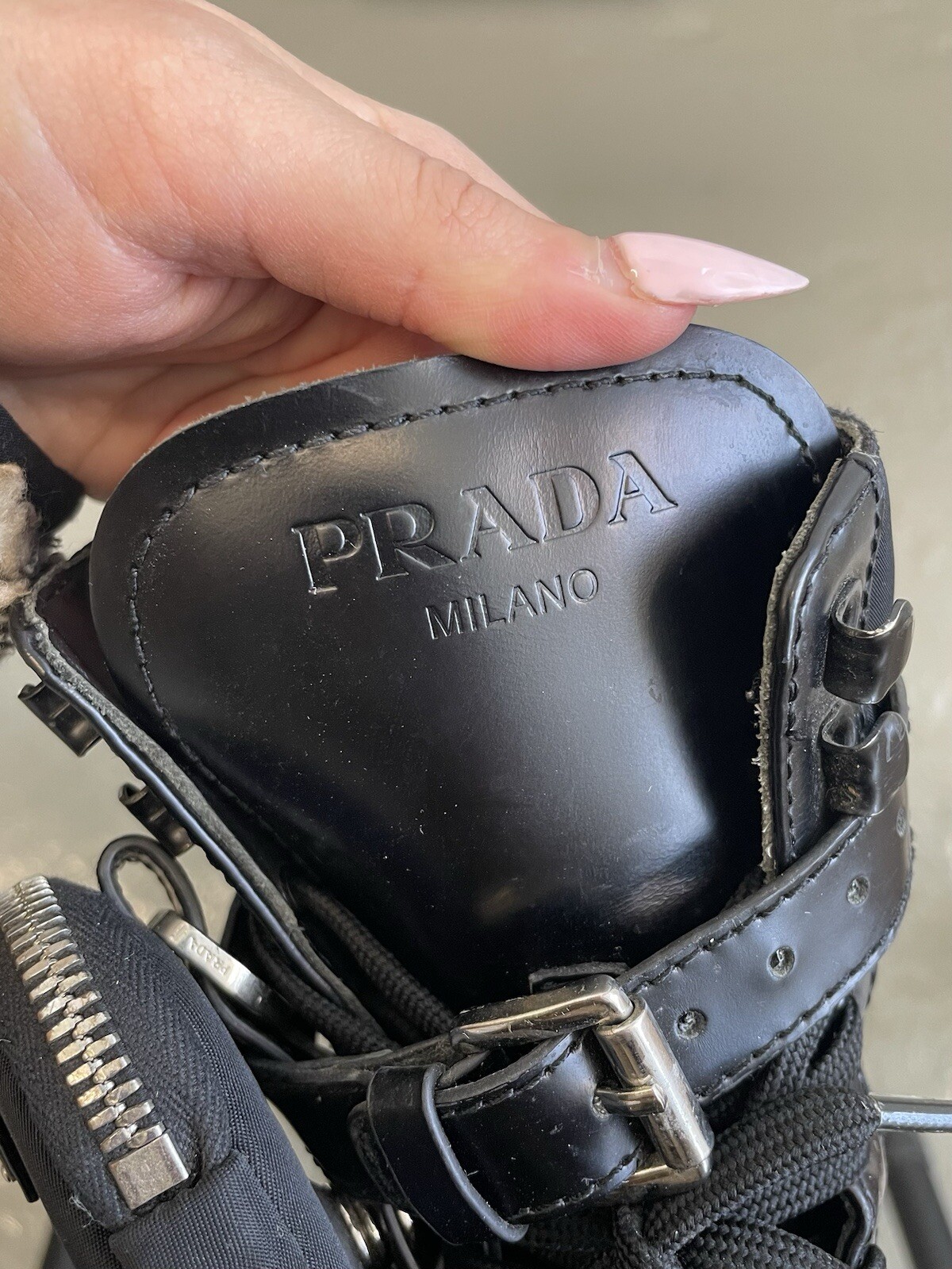 Authentic PRADA Monolith Chunky Combat Boots W/ M… - image 16