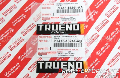 ドレナ82 NEWロゴ Toyota 2022-2025 GR86 TRUENO Edition Front & Rear TRUENO Edition