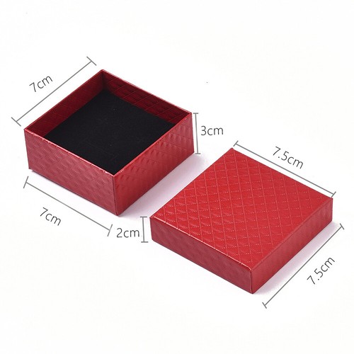 Pendiente colgante cajas de joyería cuadrado paquete de 12 2,95" embalaje presente - Imagen 15 de 15