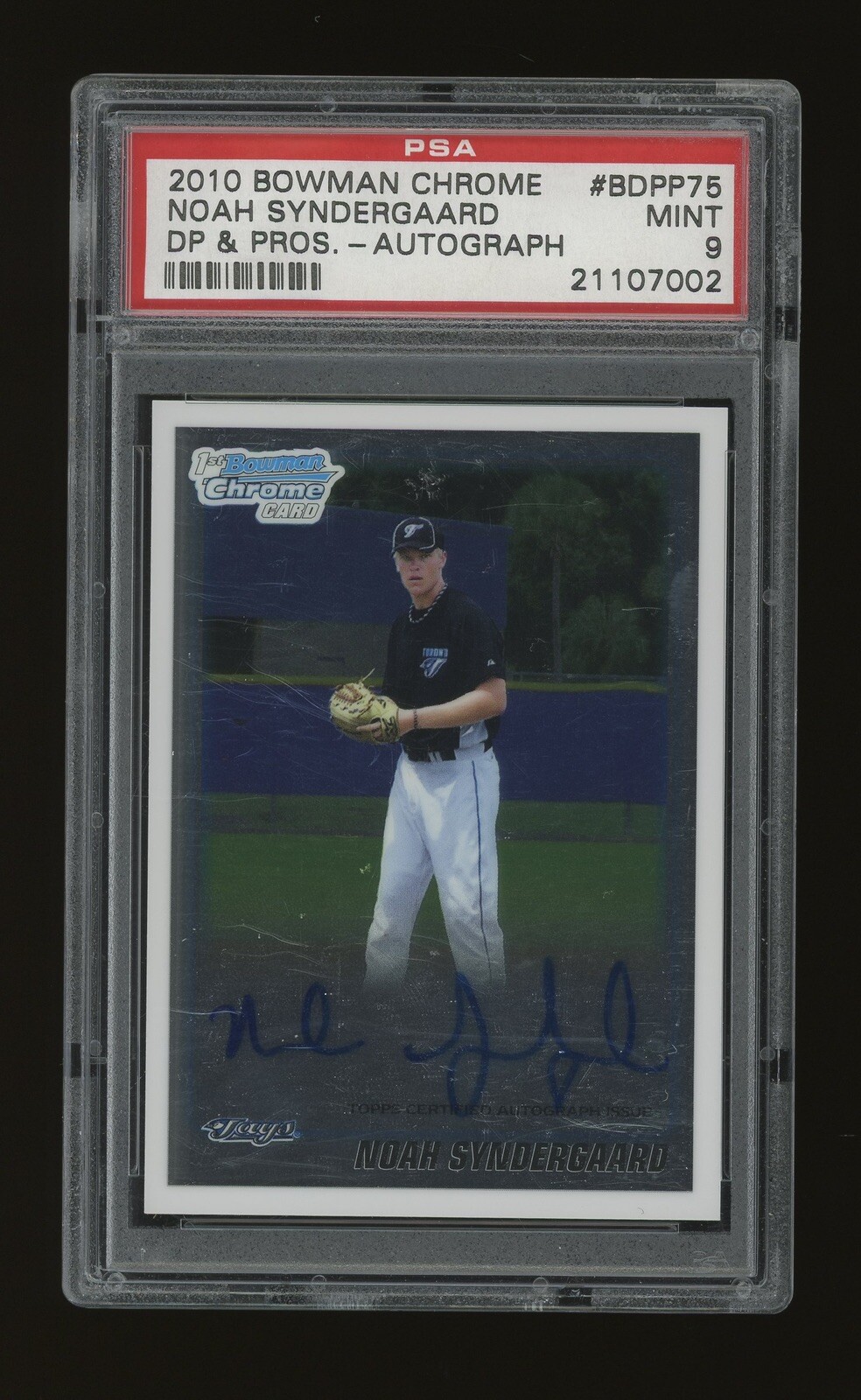 2010 Noah Syndergaard Bowman Chrome Rookie Auto PSA 9 ANGELS!!!!