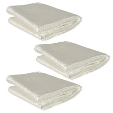 Fiberglass Cloth, 6 Oz, 50 Inches x 12 Feet / 4 yd. Long - Pack of 3