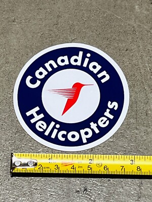 CHC Canadian Helicopters Medium 3'' 'Electric Hummingbird' Sticker Decal