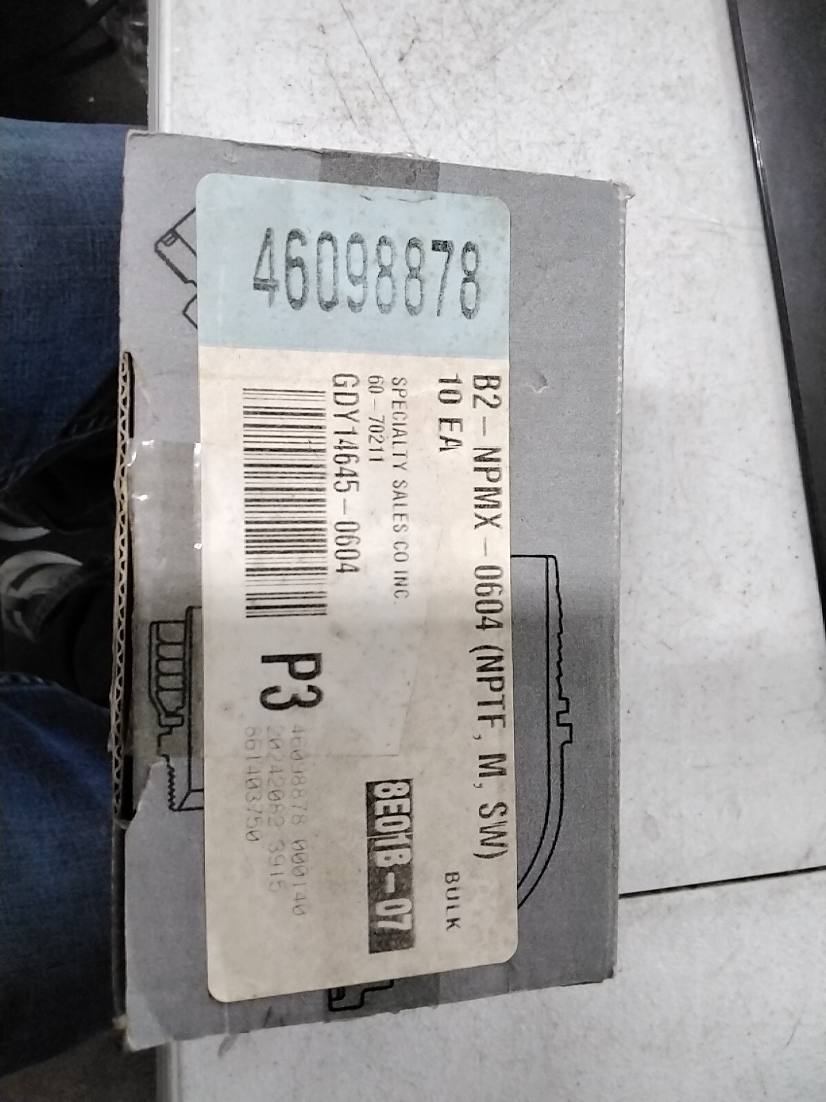 Goodyear Hydraulic Hose Fittings Part B2npmx0604 eBay