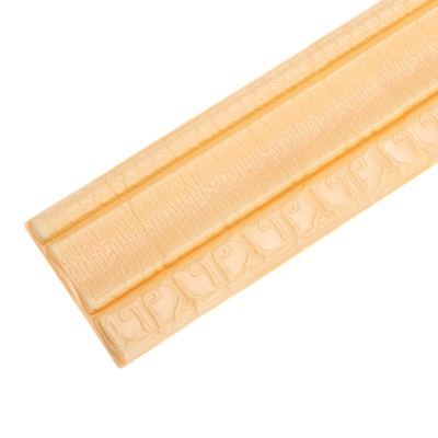 Flexible Wall Molding Trim, 1pcs 8Ft x 4 in for Home DIY Decoration, Yellow