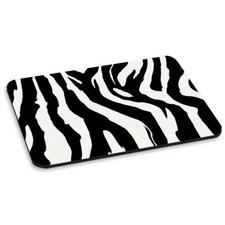 Tapis De Souris PC Imprimé Zèbre Noir Et Blanc - Safari Animal