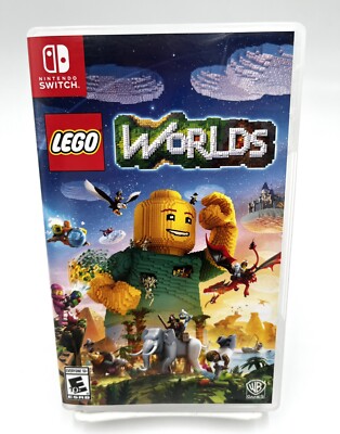 Lego Worlds Nintendo Switch Video Game with Case Tested & Works