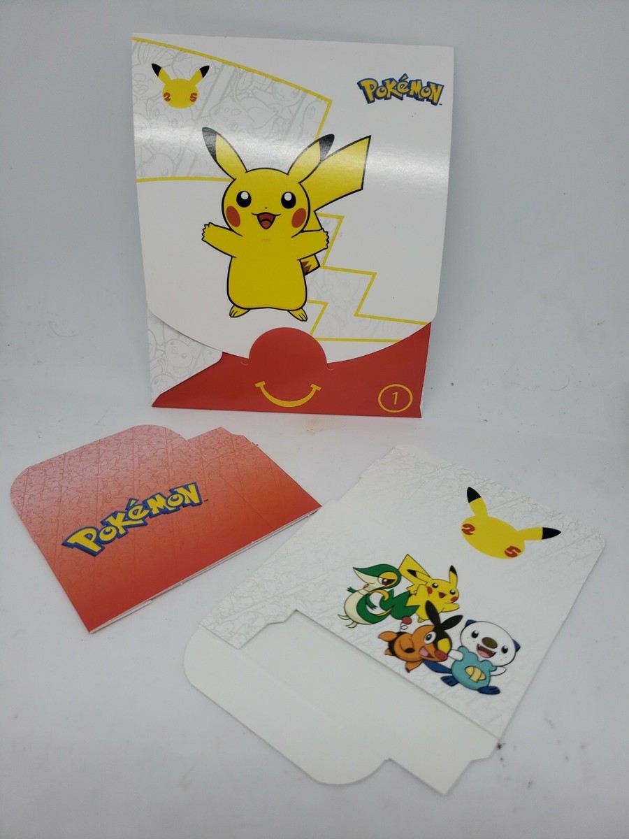 mcdonald's pokemon cards case Complete Set 25 of 25 Wx2 / / 1 Artist Mcdonalds 2021 Pokemon TCG 25th