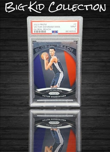 2023-24 Prizm Victor Wembanyama Rc Global Reach PSA 9