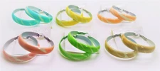 wholesale jewelry lot chic circle style summer colorful hoop fashion earrings 