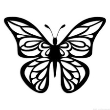 Monarch Butterfly - Decal Sticker - Multiple Colors Sizes - ebn7045