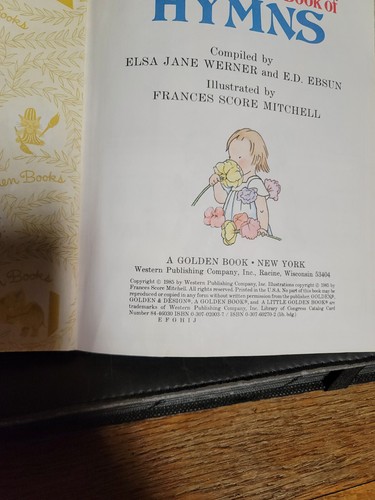 A Little Golden Book of Hymns 1985 VTG religious church Christian music - Picture 3 of 11