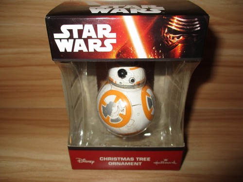 Ornamento albero di Natale Star Wars Disney Hallmark BB-8 BB8 robot decorazione vacanze - Foto 7 di 8