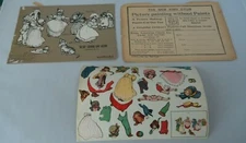 PICTURE PAINTING W/O PAINTS  VINTAGE  RARE "BLIND MAN'S BLUFF"   VINTAGE