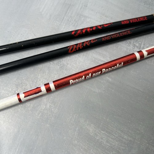 3 Vintage DARE Anti Drug Say No To Drugs Drug-Free School Unsharpened Pencils - Picture 4 of 13