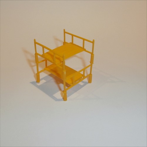 Matchbox Lesney 11 d Mercedes Scaffold Truck Yellow Scaffold Set - Picture 2 of 4