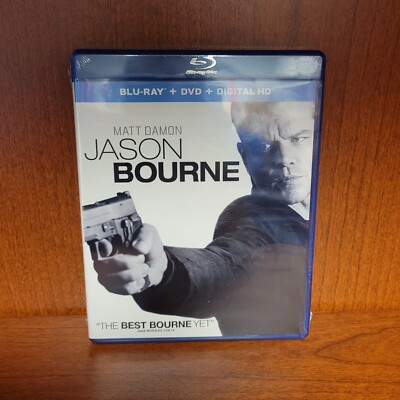 Jason Bourne (Blu-Ray / DVD / Digital, 2016) ~New SEALED ~Matt Damon 