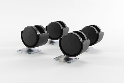 4 X Stück Möbelrollen Ohne Bremse Räder Laufrollen 40 Mm In Niedersachsen - Verden - Foto 9