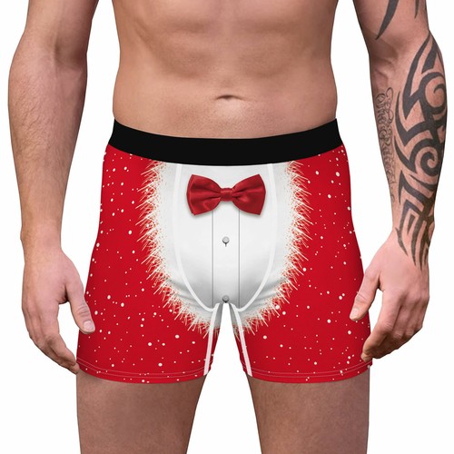 Para Hombre Navidad Calzoncillos Boxer Ropa Interior Pantalones cortos  Bulto vacaciones Calzoncillos Trunks | eBay
