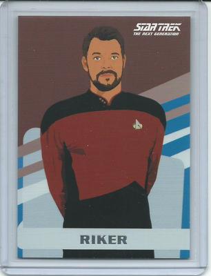Star Trek TNG Portfolio Prints Series 2 Universe Gallery U6 Commander Riker