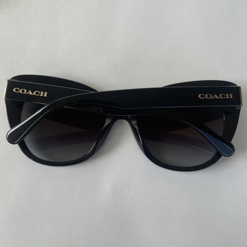 Coach Women's Black Soft Square Sunglasses w/ Gradient Lens - HC8317-50028G-52 - Picture 2 of 6