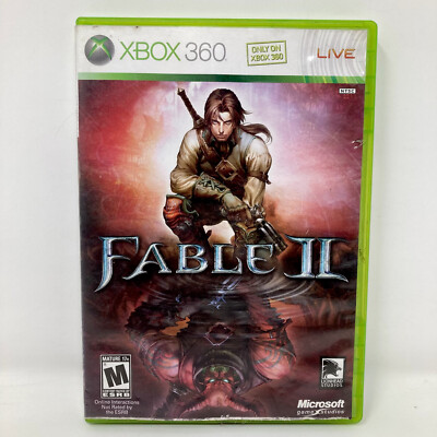 Fable 2 Fable II Microsoft Xbox 360 Complete w/ Manual included (2008)  FREE 