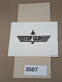 Top Gun The Second Mission - Nintendo NES- Manual Only **NO GAME!