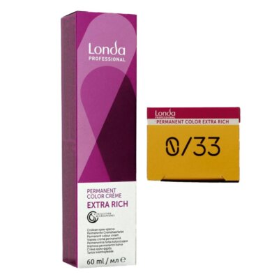 Londa Professional permanente Cremehaarfarbe Extra Rich 60 ml 0/33 mixton gold i