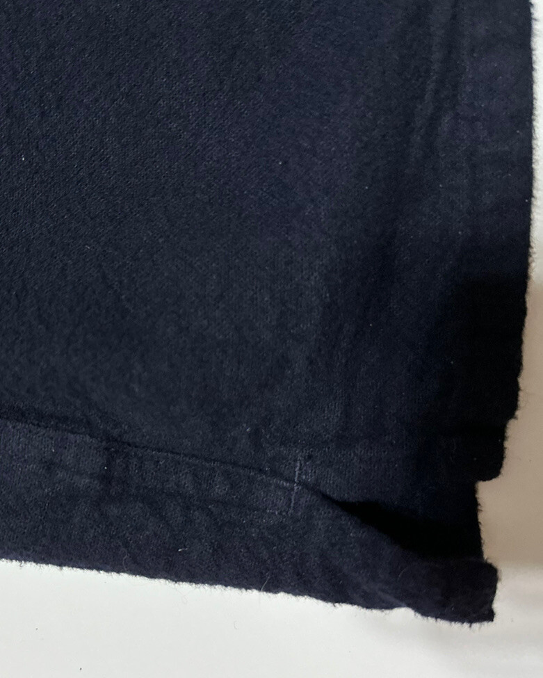 St. John&rsquo;s Bay Men&rsquo;s Heavyweight Flannel Shirt Size 3X Navy Blue pockets, button