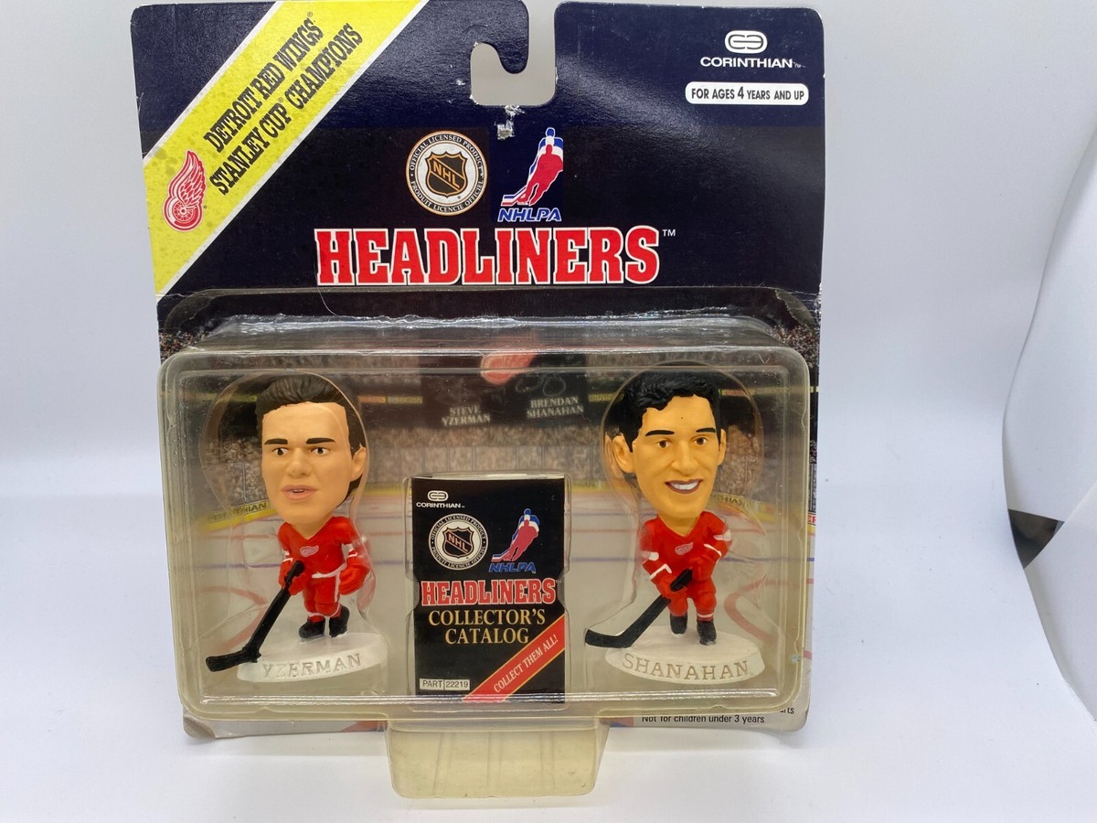 NHLPA Headliners 1997 Red Wings Yzerman / Shanahan Action Figure