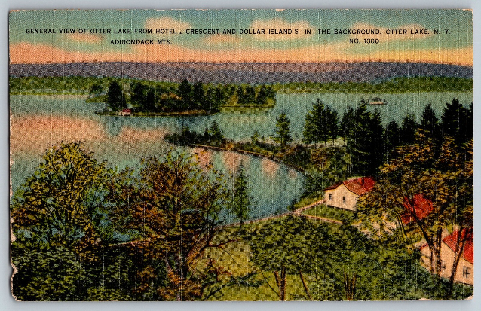 Otter Lake, New York General View of Otter Lake from Hotel Vintage