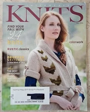 Interweave Knits Fall 2013 Volume XVIII Number 3 Knitting Pattern Diagram Chart 