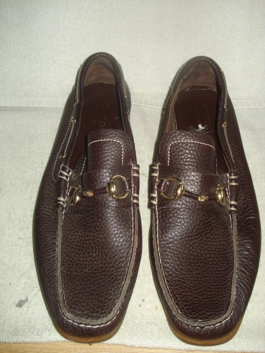 Gucci M Moccasin Leather Upper Casual Shoes for Men for sale | eBay