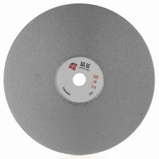 6" inch Grit 240 Diamond Grinding Disc Coated Flat Lap Disk Glass Lapidary Tools