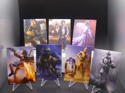  Star Wars Card.Fun Various Character Painting Art Singles Global Art Series