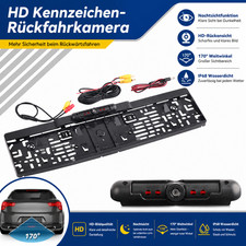 170° IR Rückfahrkamera Kennzeichen Nummernschild Halter Nachtsicht Einparkhilfe