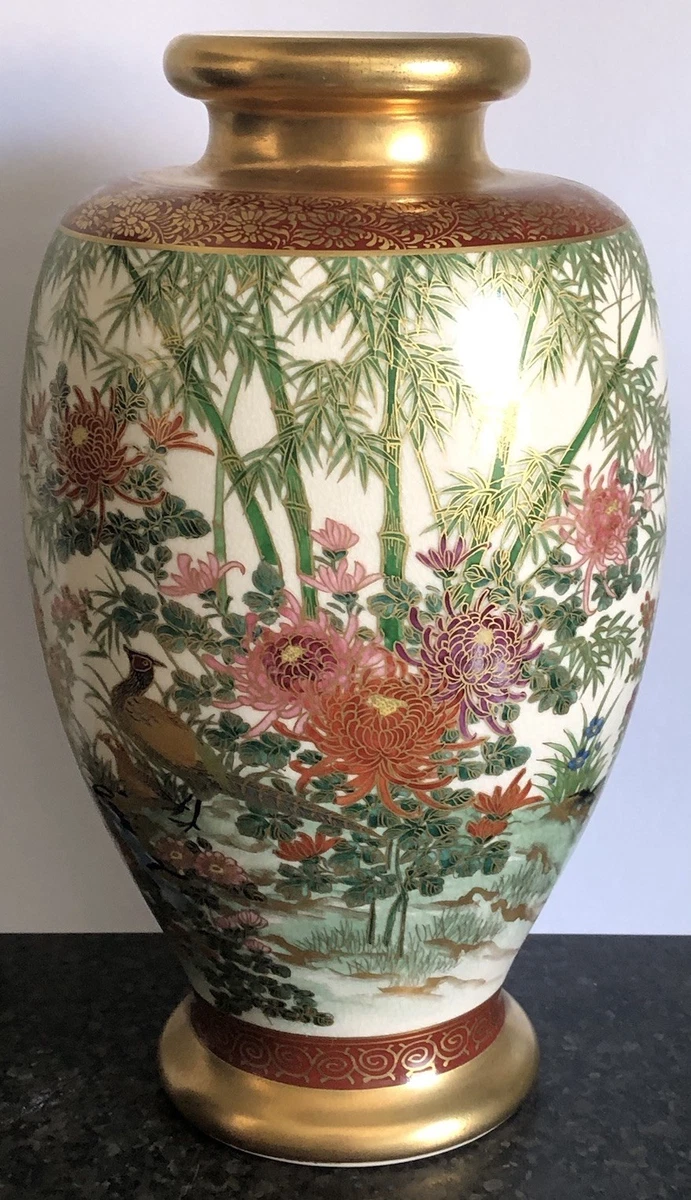 萨摩在日本古董花瓶| eBay