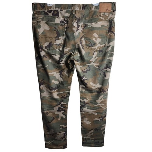 Pantalones de mezclilla Polo Ralph Lauren Astor ajustados con estampado de novio talla 32X29 camuflaje - Imagen 6 de 13