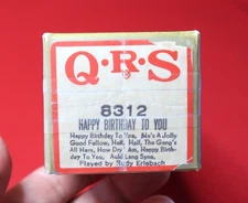 QRS Player Piano Roll Happy Birthday To You