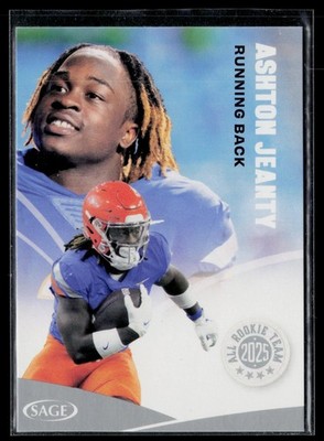 Ashton Jeanty 2025 SAGE HIT Silver #162 Boise State Broncos
