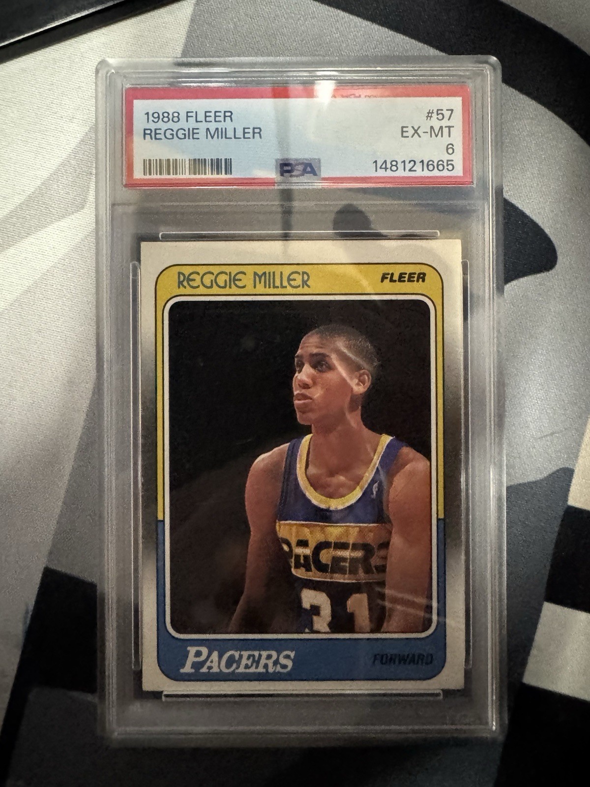 1988-89 Fleer - Reggie Miller #57 (RC)