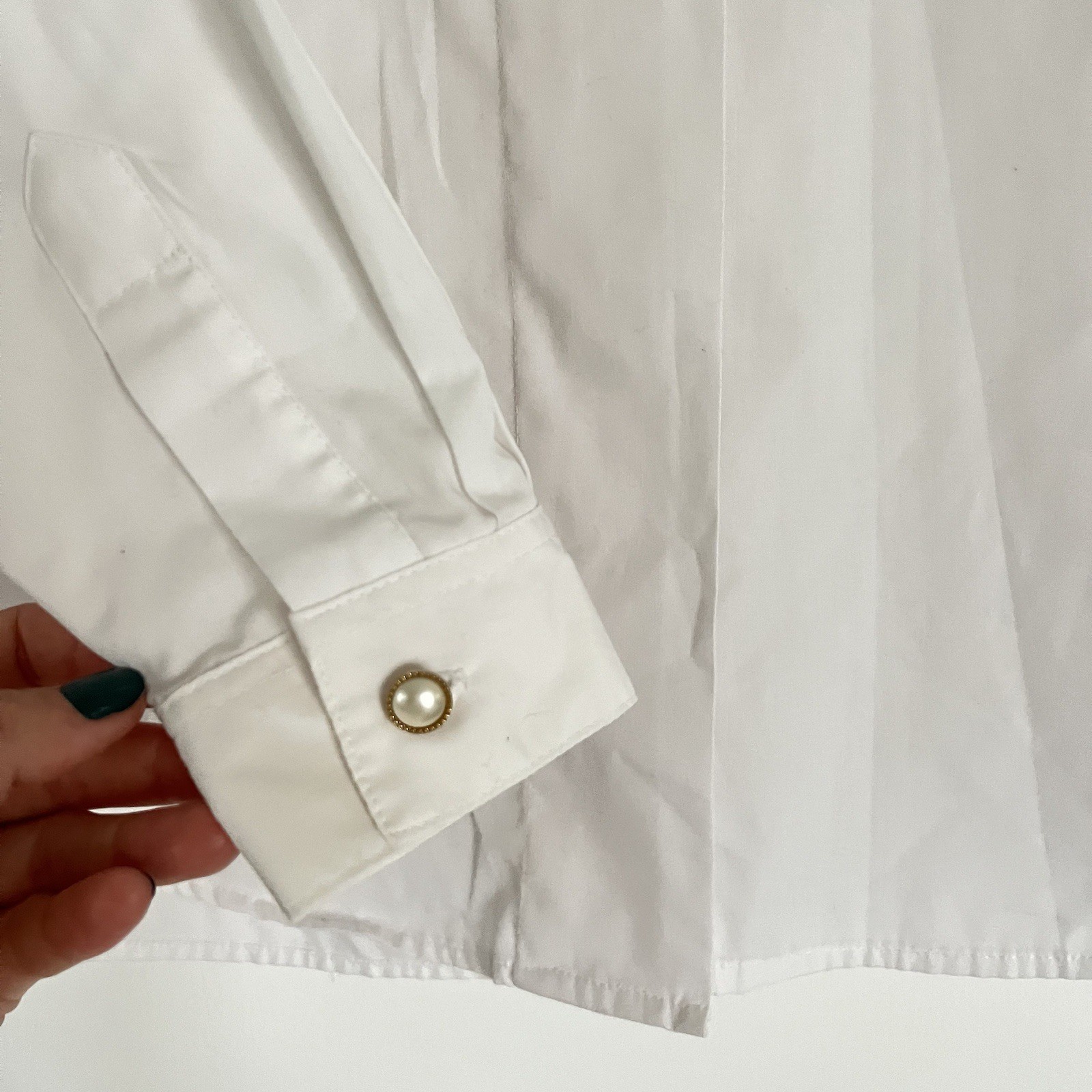 Basic Editions Halloween Blouse Small - image 5